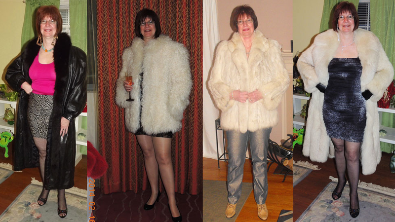 Illustration for article titled Women Modeling Fur Coats on eBay